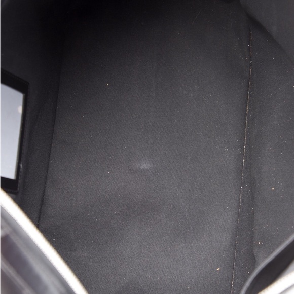 Louis Vuitton Black Epi Bourget Travel Duffel Bag Luggage Weekender Carry-On - Picture 6 of 6